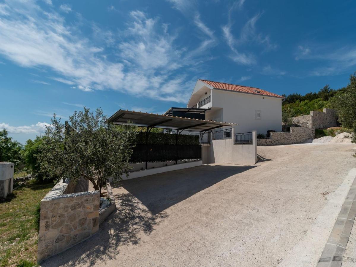 Scenic Sea View,Three Bedroom Villa With Pool Trogir Luaran gambar