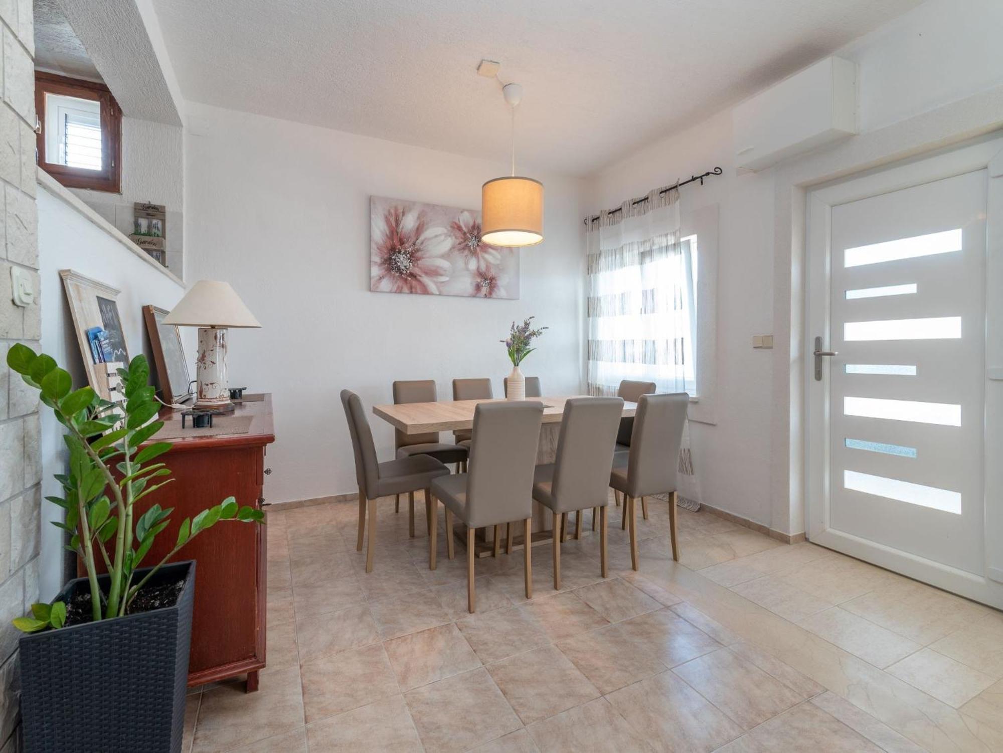 Scenic Sea View,Three Bedroom Villa With Pool Trogir Luaran gambar
